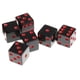 thumbnail image 4 of 10 Unids/set Dados De Plástico D6 Dados Punteados De 6 Lados Para D & D RPG Toy Red Pips Sunnimix Juego de dados de juego de mesa, 4 of 8