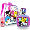 thumbnail image 1 of Hello Kitty Clear Backpack For School - Bundle With Hello Kitty And Friends Backpack For Girls, Hello Kitty Lunch Box, Water Bottle, Stickers, More | Transparent Hello Kitty Backpack For Kids, 1 of 7