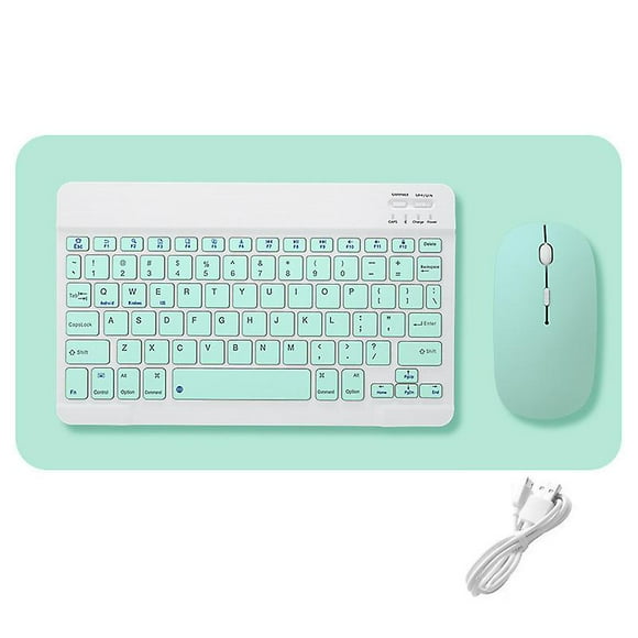 Tatum88 Protable Wireless Bluetooth Keyboard And Mouse Combo Rechargeable Cordless 10 InchProtable Wireless Bluetooth Keyboard And Mouse Combo Rechargeable Cordless 10 Inch