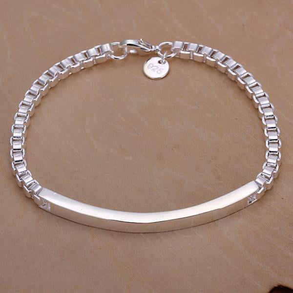 For Unisex Man Women Gift New Jewelry Aberdeen Box Bracelet 925 Sterling Silver 