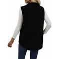 thumbnail image 4 of Gilets en Velours Côtelé pour Femmes, Gilet Sans Manches à Boutons, Veste Décontractée, 4 of 9