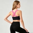 thumbnail image 5 of WUANDIXFA Little Girl Bras Cute Soft Comfortable Stylish Color Blocked Yoga Sports Bra Top for Girls Teens Girl Bras,Black,5-6 Years, 5 of 7