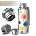 thumbnail image 2 of 20 Oz Colorful Polka Dot Pattern Coffee Tumbler Double Wall Insulated Stainless Steel Water Bottle | Metal Reusable Thermoses Flask with Cup Cap | Leak & Sweat Proof with Anti-Dust Lid, 2 of 7