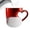 Red, variant on Heart-Shaped Color Changing Magic Ceramic Mug, 11OZ Valentines Heart Mug Ceramic Coffee Cup, Funny Heat Sensitive Colour Changing Mugs with Handle, Romantic Heat Changings Coffee Mugs Milk Tea Cup