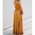thumbnail image 6 of HLSOHJP Women's Split Boho Maxi Dress Summer Vacation Sleeveless Lace Up Bandage Pleated Bohemian Long Swing Dresses, 6 of 7