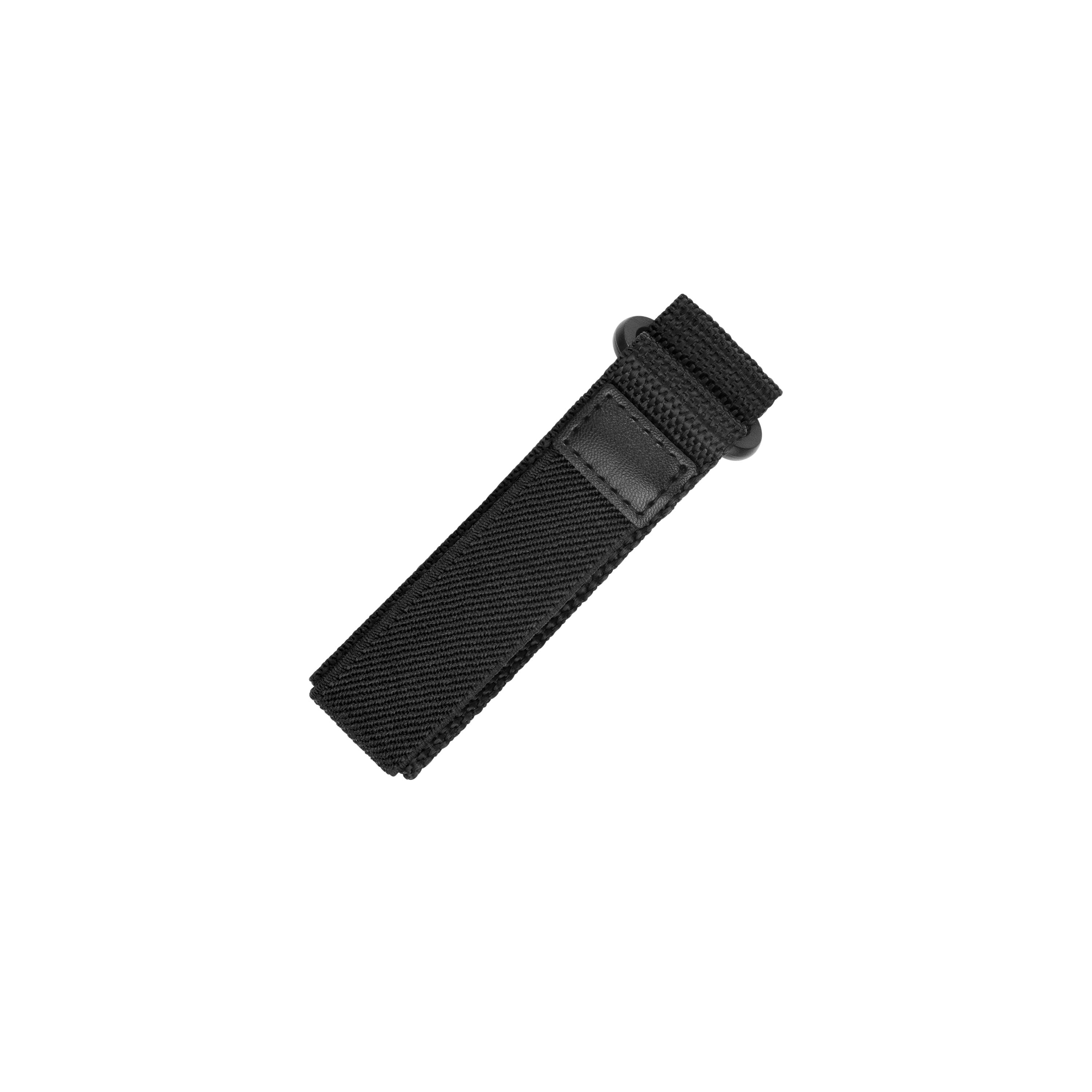 16-20mm Adult Unisex Black Nylon Velcro Fast Wrap