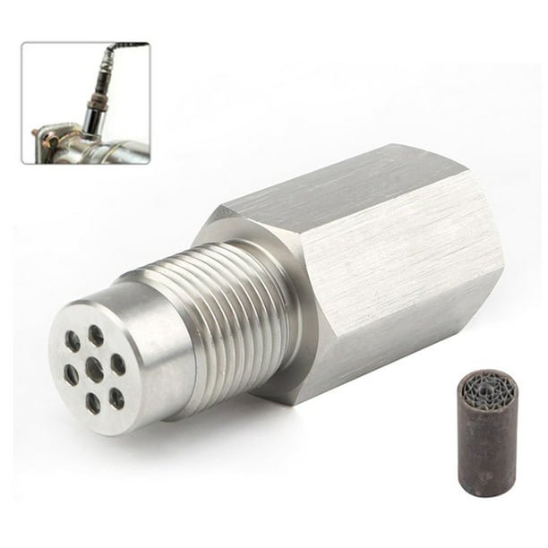 4Pcs Car O2 Sensor Mini Catalytic Converter CEL Check Engine Light