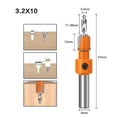 thumbnail image 2 of Outil de Forage en Acier au Carbone Durable 10/8mm pour Menuiserie Taille:, 2 of 2
