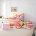 thumbnail image 6 of Castle Fairy Cute Axolotl Bedding Comforter Set,Cartoon Pink Salamander King Bedding Sets, 6 of 8