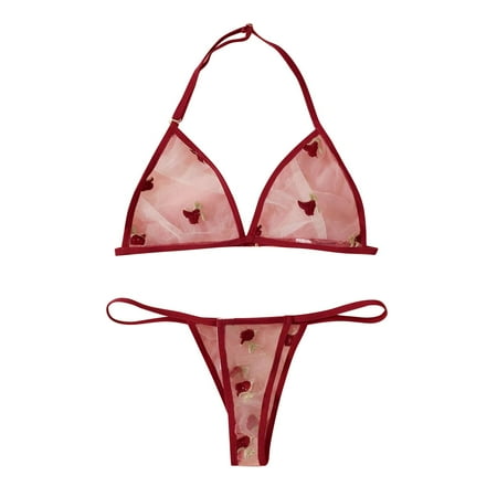 

Lencería de Mujer Babydoll de Encaje 2 Piezas Ropa Interior Sujetador Transparente Dessous Set Robe Babydoll Lingerie Sujetador Transparente Tanga Sexy Dessous Set 2 Piece Lingerie Set