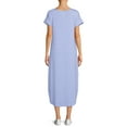 thumbnail image 5 of Time and Tru Women's Maxi Dress with Short Sleeves, 5 of 6