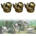 thumbnail image 1 of Cabezal de bisagra para decoración del hogar, cabezal de bisagra de puerta con forma de animal vintage, adorno decorativo para marco de puerta con forma de animal de bronce, juego de pasadores de bisa, 1 of 7