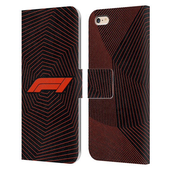 Head Case Designs Officially Licensed Formula 1 F1 Graphics Octagon Leather Book Wallet Case Cover Compatible with Apple iPhone 6 Plus / iPhone 6s Plus
