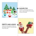 thumbnail image 4 of marionetas navideñas de dedo, juguetes de Papá Noel, muñeco de nieve, juguete de dedo de dibujos animados (estilo aleatorio), 4 of 5