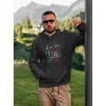 thumbnail image 2 of 4Th July Independence Day Banner Hoodie Men -Image by Shutterstock, Male 3X-Large, 2 of 4