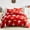 Santa, variant on PERFEMET Christmas Comforter Sets Full 3-Piece Ornament Print Reversible Comforter with 2 Pillowcases Holiday Decor Bed Set for Kids Teens