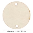thumbnail image 3 of HEALEEP 1 Set Wooden Cutouts for Home Decor Wood Crafts Unfinished 3.5x3.5Cm, 3 of 8