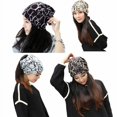 thumbnail image 2 of Clearance Sale! Unisex Beanie Winter Hat for Men Women, Warm Knit Cap with English Letters, Multifunctional Scarf Headwrap, Urban Streetwear, Cold Weather Outdoor Accessory (Black), 2 of 3