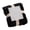 Black, variant on Puntoco Super Soft Throw Blanket Premium Silky Flannel Fleece 3D Checkered Lightweight Bed Blanket All Season Use 51*61in