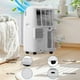 thumbnail image 5 of Aire Acondicionado Portátil 10000 BTU – 3 en 1: Frío, Ventilador y Deshumidificador – 42 m² – Ruedas – Mando – Kit de Ventana – Negro, 5 of 7