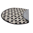 thumbnail image 6 of Rugsotic Carpets Hand Tufted Wool Eco-Friendly Area Rugs - 8'x8', Round, Beige Black, Modern Contemporary Design, High Pile Handmade Anti Skid Rugs for Living Room, Bed Room (K00301), 6 of 6