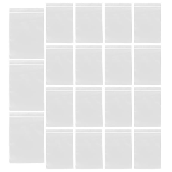 NIYANGLE reusable bag Food Sealant Bag PE White 100pcs