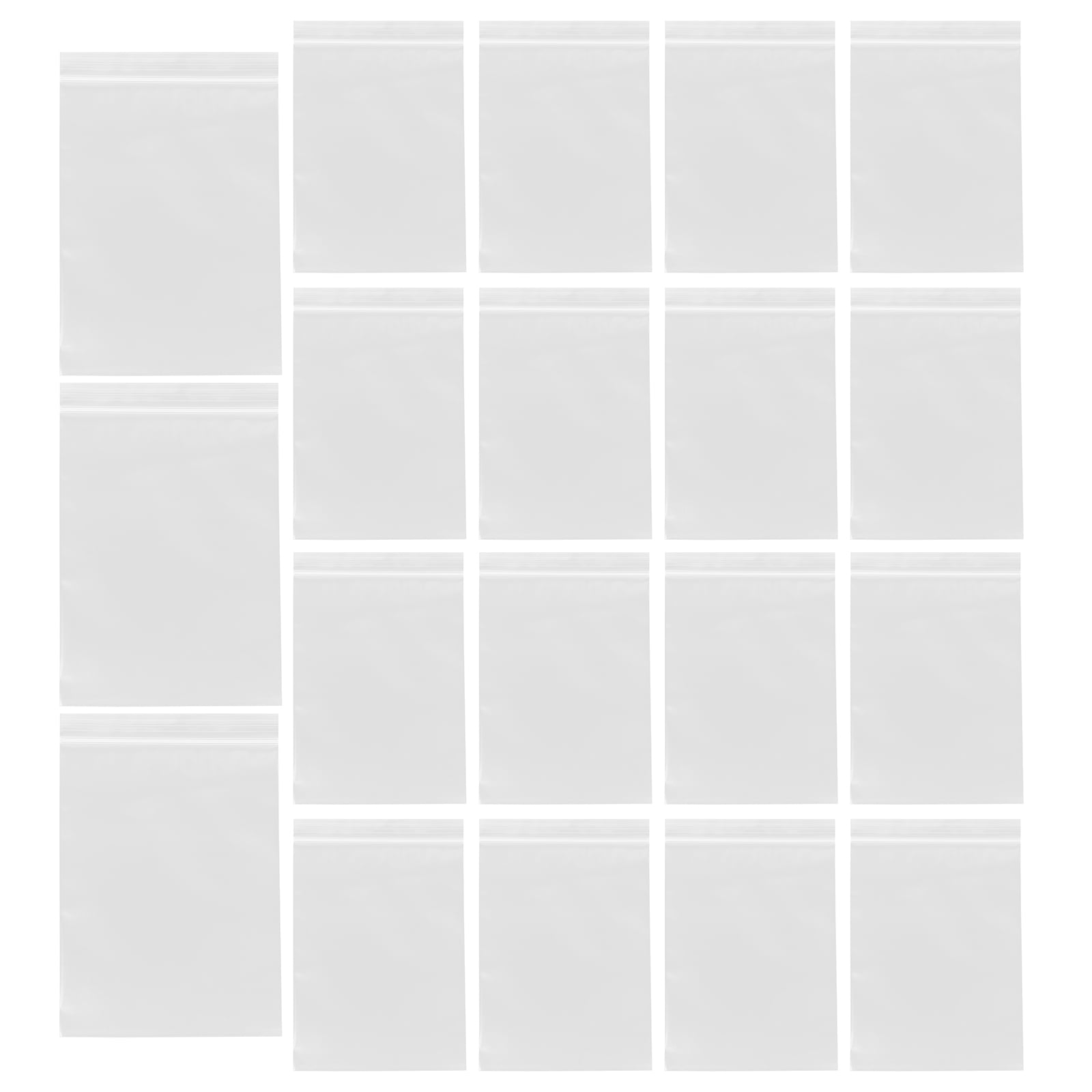 Uonlytech 100pcs Packaging Bag Sealing Bag Transparent PE for Personal Use