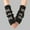 Black2, variant on Women's Fingerless Arm Warmers with Bow, Y2K Style Soft Knit Puff Sleeve Gloves, Cold Weather Layering Accessory for School Aesthetic and Winter Fashion - Black1