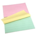 Pacon Chart Tablet, 1.5" Ruled, 24" x 16", Assorted Colors, 25 Sheets