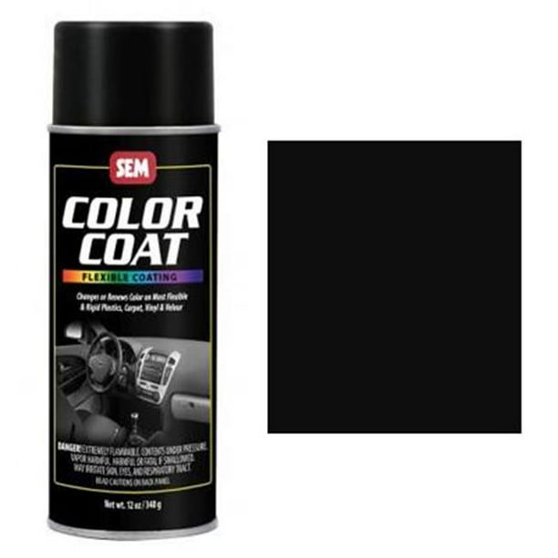 SEM Products 15013 Color Coat Landau Black, Aerosol