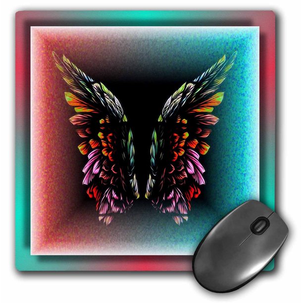 3dRose Flight of Fancy, Mouse Pad, 8 by 8 inches