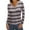 Gray, variant on qolati Sweaters for Women V Neck Casual Ribbed Knit Long Sleeve Tops Lightweight Color Block Striped Pullover Blouses Fall Fashion Outfits Pink M