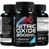 Extra Strength Nitric Oxide Booster 3000mg - 3X Strength L-Arginine AKG & Citrulline Malate - Premium Nitric Booster Natural Energy, Muscle & Heart Support, Bottled in USA Men & Women - 120 Capsules