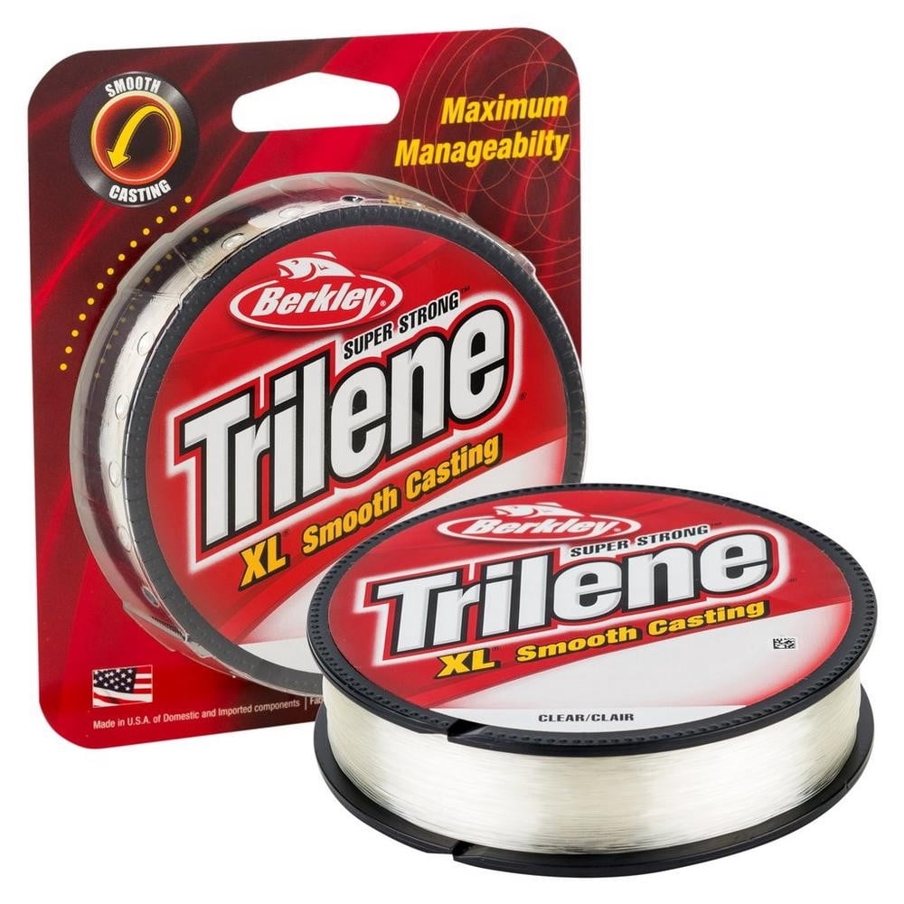 Berkley Trilene® XL® Monofilament Fishing Line, Clear, 17 lb Test Strength, 3000 yd