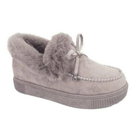 

Casual Fashion Flat Boots for Women Warm Winter Durable Shoes