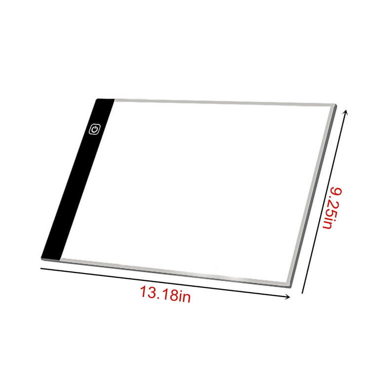 Portable A4/A5 Tracing LED Copy Board Light Box,Ultra-Thin Adjustable USB Powered Artcraft LED Trace Light Pad for Tattoo Drawing, Streaming