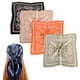 thumbnail image 1 of Pañuelo de seda para la cabeza de 27,5 pulgadas para mujeres y hombres, pañuelos vintage, pañuelo de satén para el cabello, pañuelo cuadrado de seda para el cuello, 1 of 6
