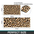 thumbnail image 7 of Beige and Black Of Leopard Print Kitchen Rugs Sets Of 2,Anti Fatigue Kitchen Mat Rugs Non Slip Washable,Decorative Kitchen Floor Mats for Kitchen,Sink,Laundry,17"x30"+17"x47", 7 of 7