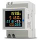 thumbnail image 1 of Medidor de energía monofásico Medidor de electricidad digital AC 40-300V 100A Medidor eléctrico monofásico Vatímetro Medidor de vatios en carril DIN Voltímetro KWh Amperímetro, certificado CE (transf, 1 of 4