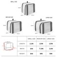 thumbnail image 6 of Toaster Cover 2 Slice, Black White Stripe, Dustproof Bakeware Oven Protector with Top Hook, Abstract Geometric Waterproof Small Kitchen Appliance Toasters Dust Cover, 12"x7.5"x8", 6 of 9