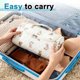 thumbnail image 4 of Estuche de viaje acolchado Unique Bargains compatible con Dyson, bolsa de tocador para herramientas de rizador de cabello y accesorios, estuche colgante con gancho 1 Pc Beige, 4 of 7