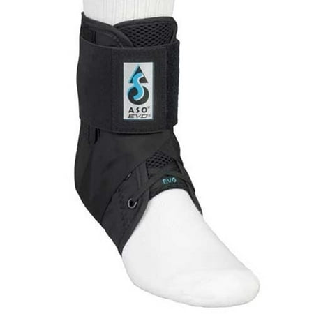 Nylon Stirrup Straps - MedSpec ASO EVO Ankle Stabilizer - Black Small 11 inch - 12 inch - 264092, Stirrup strap: captures heel to restrict inversion & eversion ankle.., By Medical Specialties