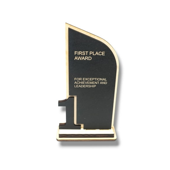 Award - Trophy Award 1st 2nd 3rd Place - 9x5 Inches