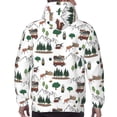 thumbnail image 7 of Xecao Camping Caravan 2 Pattern Men's Adult Pullover Hoodie,Hooded Sweatshirt-3X-Large, 7 of 7