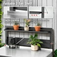 thumbnail image 6 of Feasto Garden Potting Bench with Storage Cabinet,Outdoor Gardening Table & Work Bench for Horticulture,Black, 6 of 9