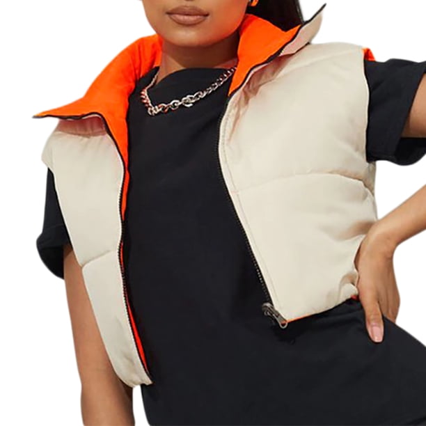 Txlixc Chaleco ligero y esponjoso para mujeres Txlixc moda
