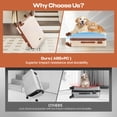 thumbnail image 3 of SANOPY 3 Piece Hardshell Luggage Set, ABS+PC Lightweight Suitcase Set with Double Spinner Wheels TSA Lock. (Beige), 3 of 8