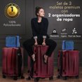 thumbnail image 5 of Juego de Maletas de Viaje EA1 20, 24 y 28” SQbags, Incluye 2 Organizadores, 5 of 5