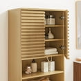 thumbnail image 5 of Render Tall Bathroom Storage Cabinet in Oak, 5 of 10