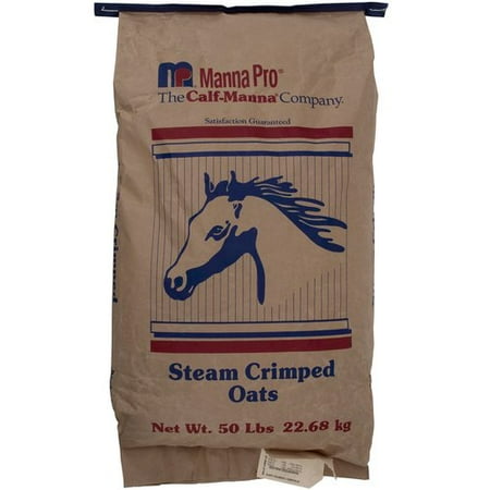 Manna Pro Steamed Crimped Whole Dry Oats for Horses - 50lb.